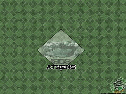 Panathinaikos, Gate13, Ultras Aten, HD tapet HD wallpaper