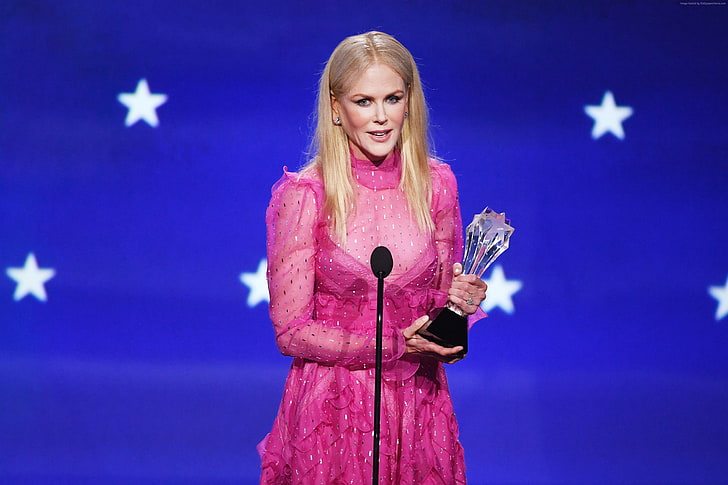 4k, Critics Choice Awards 2018, Nicole Kidman, sukienka, Tapety HD