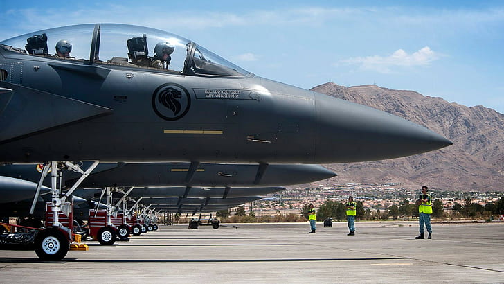 ทหารเครื่องบินทหารเครื่องบินขับไล่ F-15 Strike Eagle กองทัพอากาศสาธารณรัฐสิงคโปร์, วอลล์เปเปอร์ HD