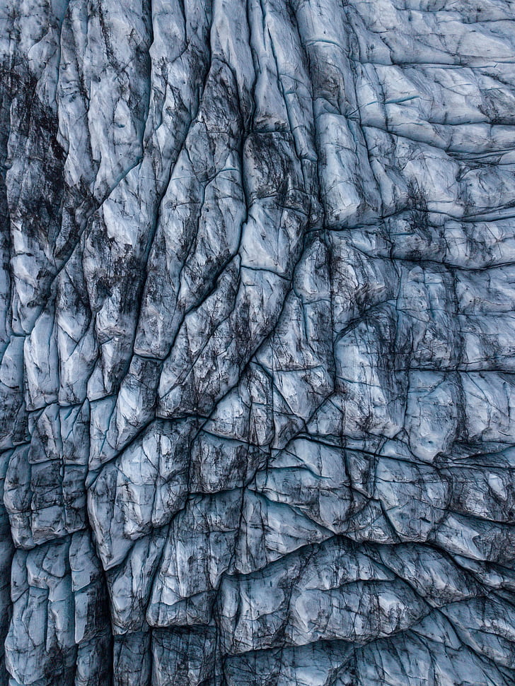 iceberg, ice, texture, ribbed, bumps, HD wallpaper