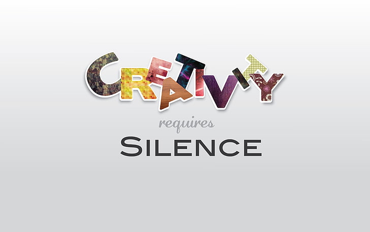 Creativity Requires Silence, Creativity Requires Science logo, Art And Creative, , creative, art, HD wallpaper