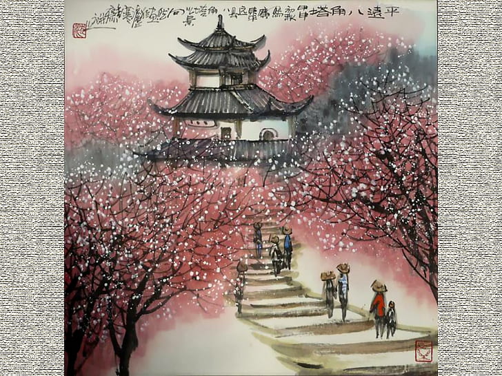Asian Art24, chinese, japanese, asian-art, paintings, HD wallpaper