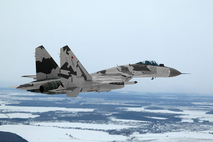 Su-35, Sukhoi, The Russian air force, Flanker-Е+, multi-purpose fighter, generation 4, HD wallpaper