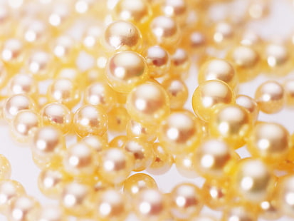 weiße Perle viel, Perlen, Hintergrund, Perlen, HD-Hintergrundbild HD wallpaper