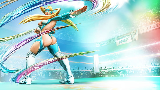 Street Fighter V, Rainbow Mika, Fond d'écran HD HD wallpaper