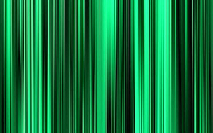 ورق حائط مخطط باللون الأخضر والأسود ، خط ، عمودي ، ضوء ، لمعان، خلفية HD