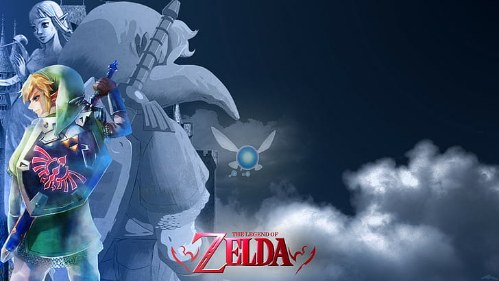 Zelda Link Navi Mestre Espada Hylian Shield Nintendo HD, videogame, espada, nintendo, zelda, link, mestre, escudo, hylian, navi, HD papel de parede