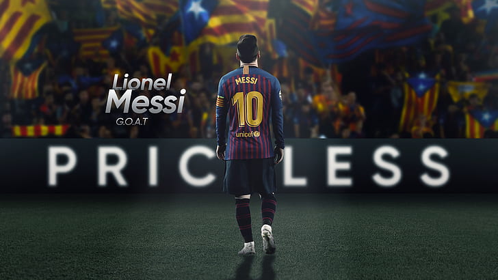 Piłka nożna, Lionel Messi, FC Barcelona, Tapety HD