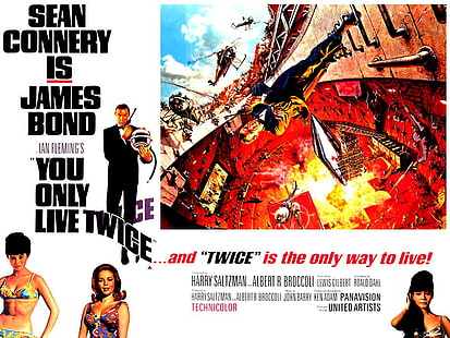 007 action Du lever bara två gånger Underhållningsfilmer HD-konst, film, filmer, Action, Äventyr, 007, James Bond, HD tapet HD wallpaper