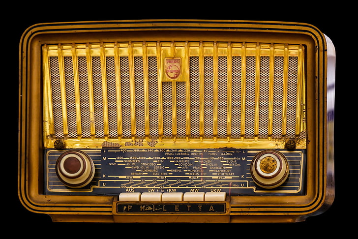 1953, antiquité, clés, bouton, musique, nostalgie, vieux, vieille radio, radio, appareil radio, récepteur, rétro, haut-parleurs, technologie, tube radio, Fond d'écran HD