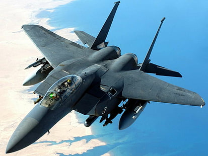 Boeing Kartal F15 Kartal Uçak Askeri HD Sanat, avcı, Kartal, jet, boeing, F15, HD masaüstü duvar kağıdı HD wallpaper