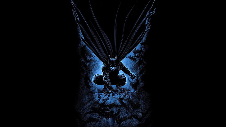 Batman poster, Batman, DC Comics, HD wallpaper