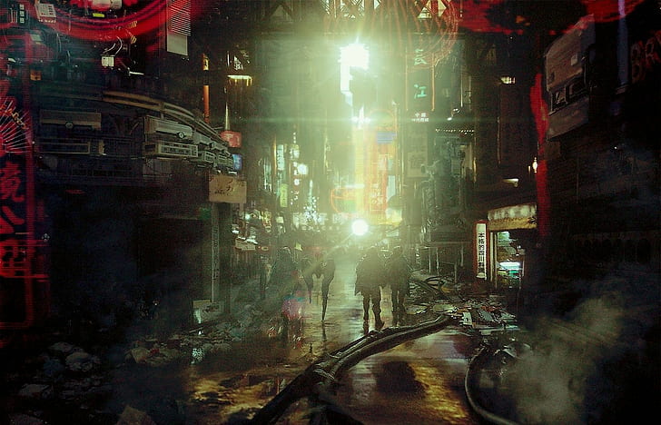 Cyberpunk, futuristisch, HD-Hintergrundbild