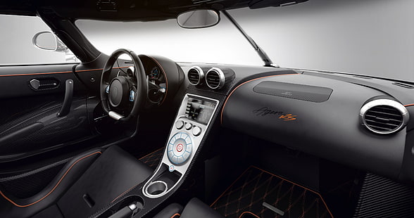 Koenigsegg, Koenigsegg Agera RS, интериор на автомобила, HD тапет HD wallpaper