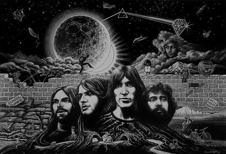 โปสเตอร์ The Beatles, Band (ดนตรี), Pink Floyd, วอลล์เปเปอร์ HD