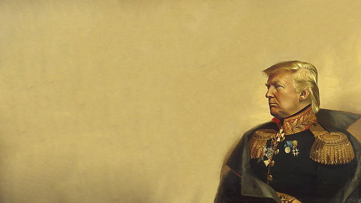 Donald Trump, presidentes, política, traje coronel, HD papel de parede
