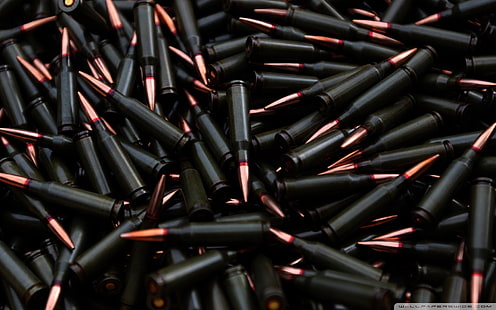 black bullet lot, ammunition, HD wallpaper HD wallpaper