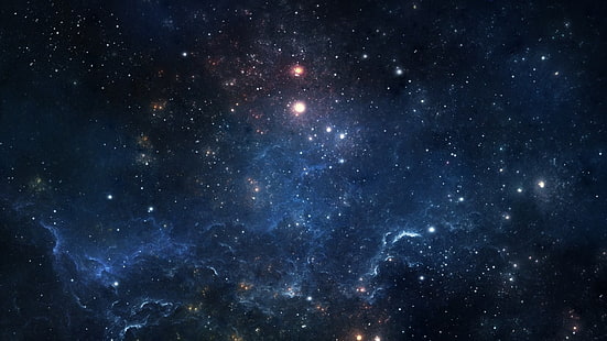 Sternhaufen, Raum, Sterne, Nebel, Galaxie, Raumkunst, HD-Hintergrundbild HD wallpaper