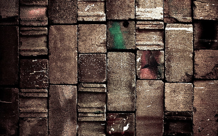 batu bata, tekstur, Wallpaper HD