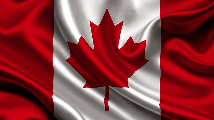 Bandeiras, bandeira do Canadá, HD papel de parede