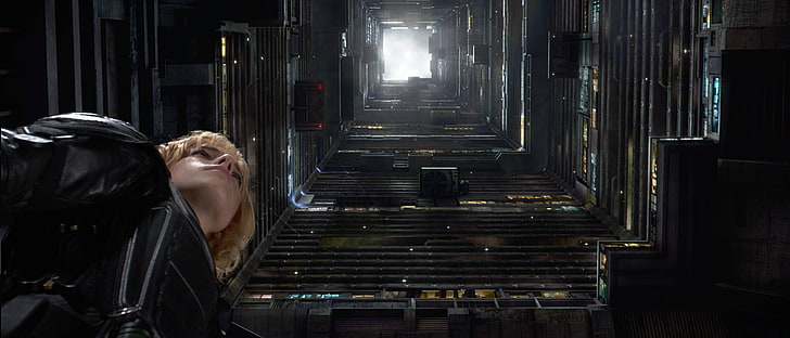 Dredd, film, Olivia Thirlby, berambut pirang, Cassandra Anderson, pandangan bawah, Wallpaper HD