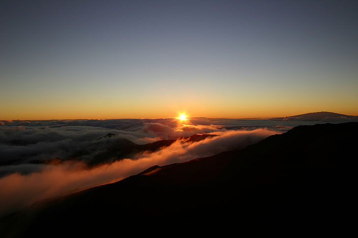 Sonnenaufgang, Landschaft, HD-Hintergrundbild