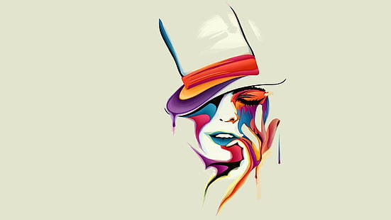 Artwork, Mad Hatter, Colors, artwork, mad hatter, colors, HD wallpaper HD wallpaper