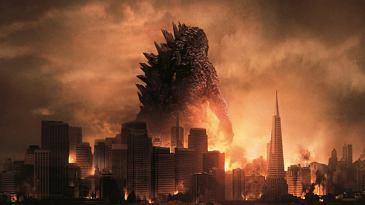 Godzilla 2014, สัตว์ประหลาด, ภาพยนตร์, วอลล์เปเปอร์ HD
