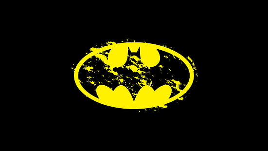DC Comics Логотип Бэтмена, фон, логотип, Бэтмен, DC Comics, HD обои HD wallpaper