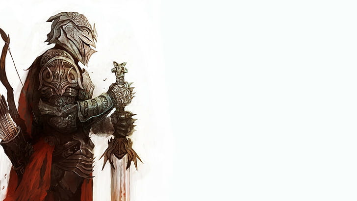 papel de parede medieval cavaleiro, cavaleiro, Dark Souls II, jogos de vídeo, HD papel de parede