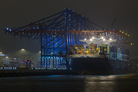 containerfartyg, HD tapet HD wallpaper