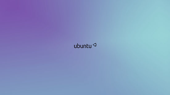 Ubuntuテキスト、Ubuntu、Linux、グラデーション、 HDデスクトップの壁紙 HD wallpaper