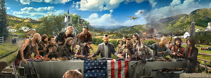 Far Cry 5, Far Cry 5 wallpaper digital, Permainan, Far Cry, jauh cry5, Wallpaper HD