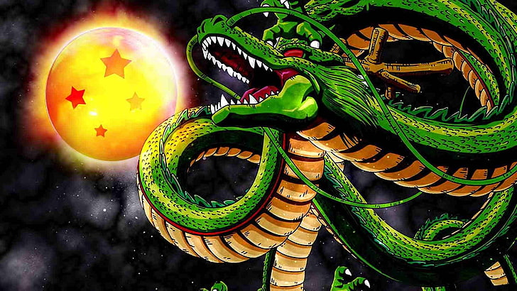 Dragoball Z Shenron illustration, Dragon Ball, HD tapet