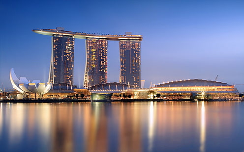 singapore, city, world, beautiful places, HD wallpaper HD wallpaper