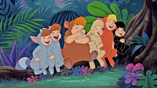 Los niños perdidos son personajes de Peter Pan Cartoon Disney Screencaps 1920 × 1080, Fondo de pantalla HD HD wallpaper