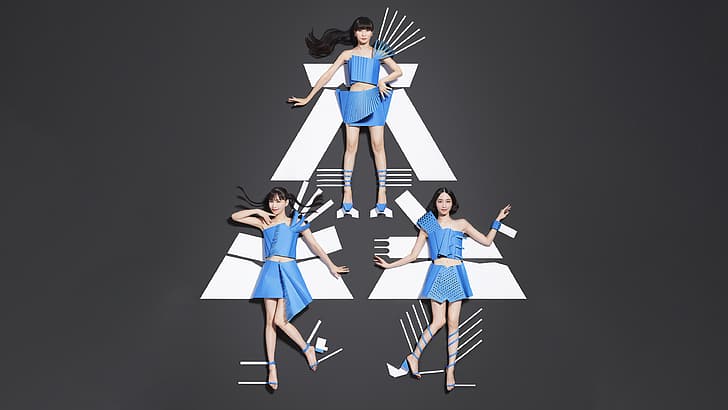 J-pop, Perfume (Band), graphic design, HD wallpaper