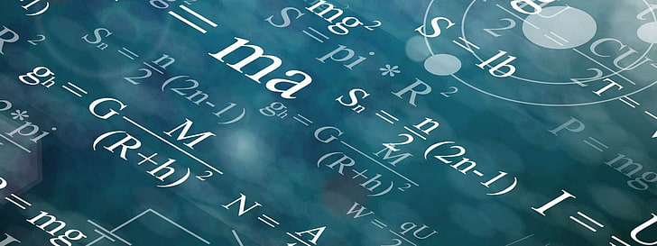 formula, math, mathematics, physics, poster, science, text, typography, HD wallpaper