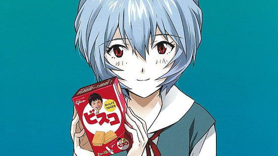 karakter anime berambut abu-abu, Neon Genesis Evangelion, Ayanami Rei, Wallpaper HD HD wallpaper