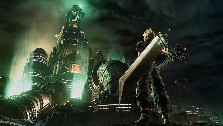Final Fantasy VII, Final Fantasy VII: Remake, Square Enix, gry wideo, Cloud Strife, Tapety HD