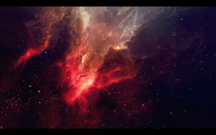 nebula, space, Space Art, stars, TylerCreatesWorlds, HD wallpaper