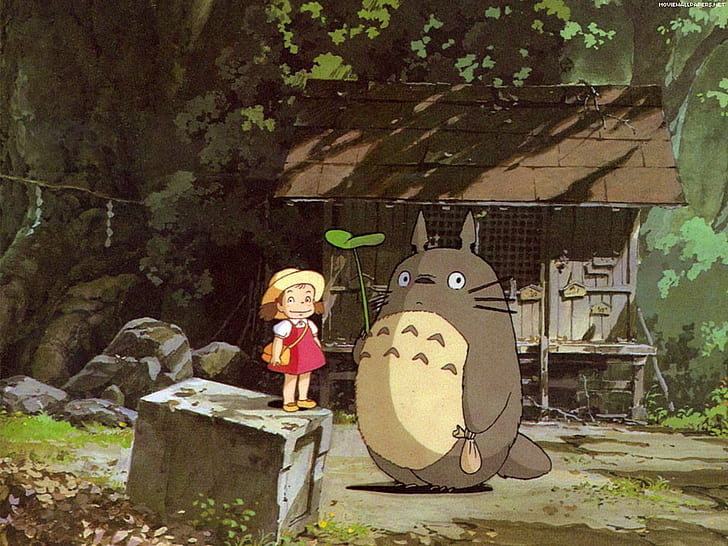 Моят съсед Тоторо, Studio Ghibli, аниме, HD тапет