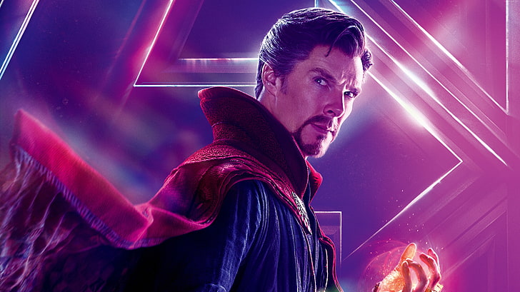 Benedict Cumberbatch, Avengers: Infinity War, Doctor Strange, 8k, Tapety HD