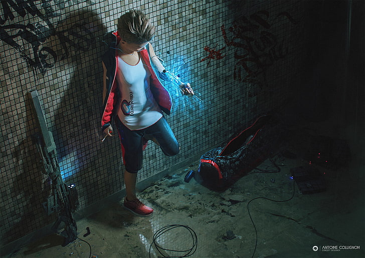 Screenshot eines Videospiels, Augmentation, Antoine Collignon, Cyberpunk, HD-Hintergrundbild