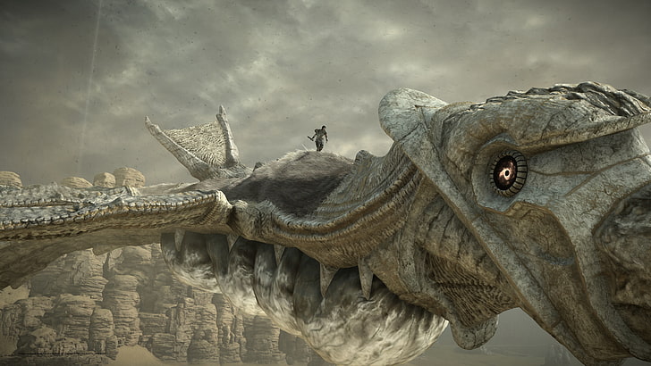 game application digital wallpaper, video games, Shadow of the Colossus, HD wallpaper