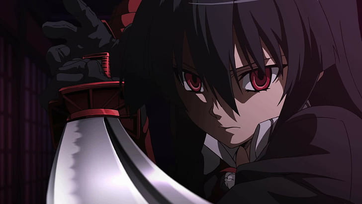Akame ga Kill !, rote Augen, Akame, HD-Hintergrundbild