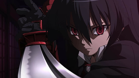 Akame ga Kill !, rote Augen, Akame, HD-Hintergrundbild HD wallpaper