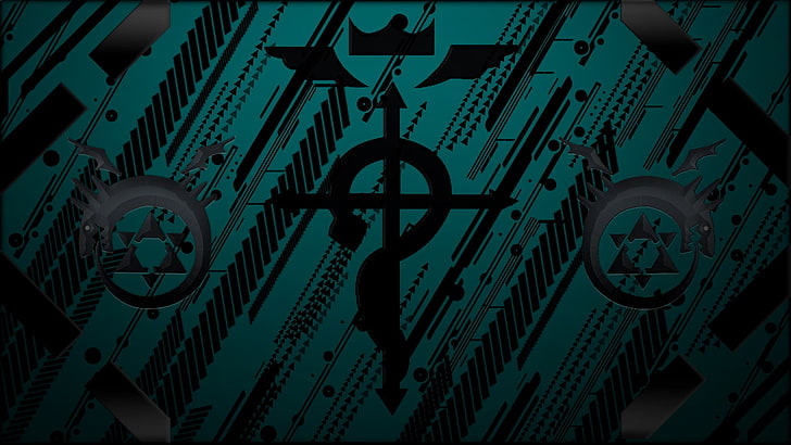 full metal alchemist symbol, Full Metal Alchemist, HD wallpaper