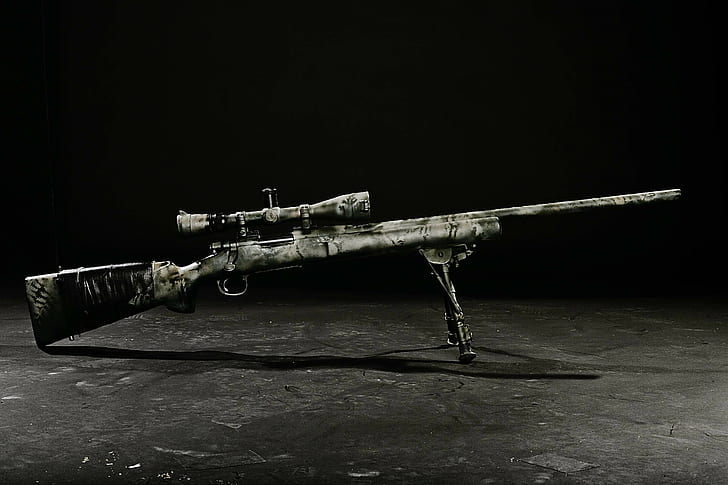 Gun, Sniper Rifles, Scope, senapan, sniper rifles, scopes, Wallpaper HD