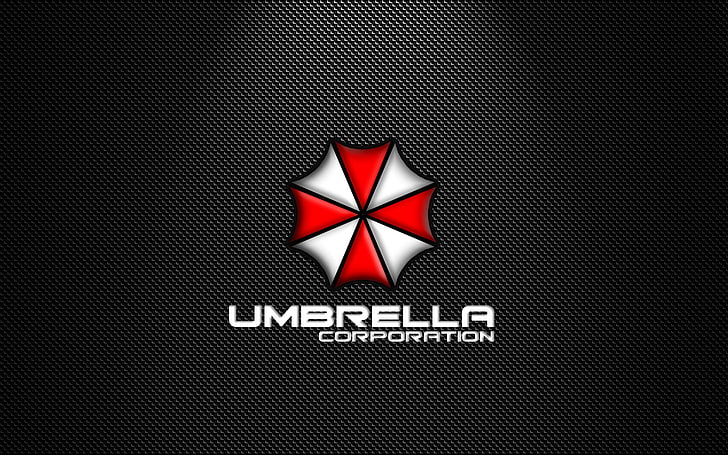 Umbrella Corporationのロゴ、ロゴ、バイオハザード、Umbrella Corporation、 HDデスクトップの壁紙